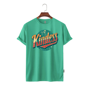 เสื้อยืดคอกลมแขนสั้นพิมพ์ลายสกรีนผ้าฝ้ายทรงโอเวอร์ไซส์สำหรับผู้ชายปี 2026 แฟชั่นลำลองฤดูร้อน ระบายอากาศด้านหน้า ไซส์พลัส - Product Image 4