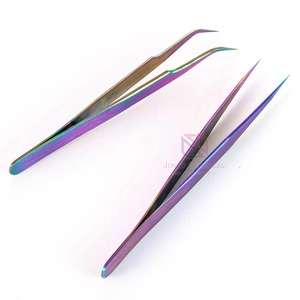 Pinzas para Pestañas de Acero Inoxidable Reutilizables de Alta Calidad JIMED SURGICAL, Herramienta de Belleza Personalizada para una Aplicación Precisa de Pestañas, Únicas - Product Image 4