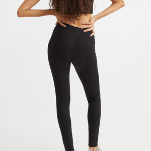 Meilleur matériau Leggings pour femmes Pantalon de fitness taille moyenne Motif solide Prix bas et vente chaude - Product Image 3