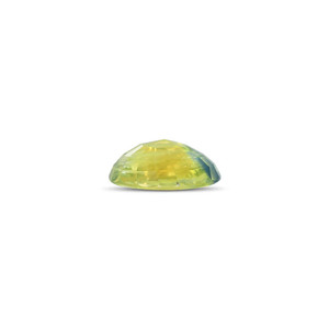 Saphir bicolore (Pitambari) de 2,88 carats, pierre précieuse naturelle facettée en taille ovale marquise, rouge orangé, 8 mm de hauteur, 1 mm de diamètre de trou - Product Image 2