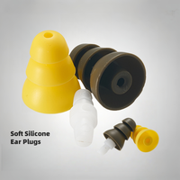Bouchons d'oreilles universels en silicone de construction simple et confortables pour oreilles sensibles