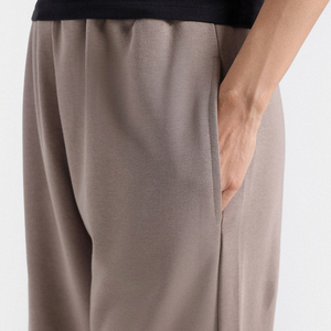 Pantalons de survêtement pour femmes de haute qualité, vente directe d'usine, taille mi-haute, jambes larges, décontractés, respirants, hiver, service OEM - Product Image 2