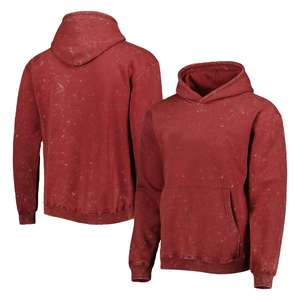 Sudadera Vintage Gris 100% Algodón French Terry, Extra Grande, Gruesa, para Hombre, Decolorada al Sol, para Invierno, 500 Gsm, Lisa, Lavada con Ácido - Product Image 1