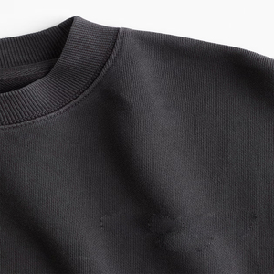 Sweat-shirts unisexes de haute qualité pour femmes, en molleton français 100% coton, pull à col rond décontracté surdimensionné, logo personnalisé, vierge - Product Image 5