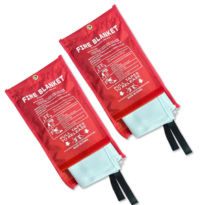 Couvertures anti-feu en fibre de verre blanches souples d'urgence, résistance à la chaleur 550°C, taille personnalisable pour la sécurité incendie en cuisine - Product Image 6