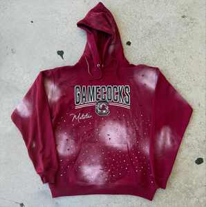 Sweat-shirt à capuche pour homme de haute qualité avec logo personnalisé, lourd, d'hiver, brodé, streetwear, coupe ample, avec strass personnalisés - Product Image 1