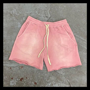 2025 été nouveau respirant et confortable Logo personnalisé imprimé 100% coton poche vierge coupe ample Shorts décontractés pour unisexe - Product Image 2