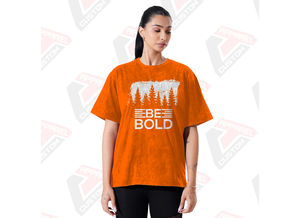 Stylish Women's Trendy Acid Wash T-Shirt for Summer Comfortable Eco-Friendly Denim Batik Corduroy Features Appliques Beading - Product Image 3