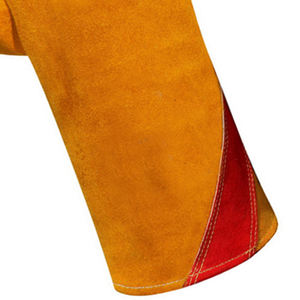 Gants de soudage en cuir fendu résistant à la chaleur pour hommes, gants de sécurité raisonnables, résistance à la chaleur, bleu personnalisé, double renfort - Product Image 6