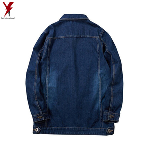 High Quality Men's Casual Denim Jacket Best Material with 2 Chest Pockets Blue <b>Light</b> Color New Design Reversible Streetwear - Product Image 5