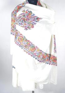 Chal de Poliéster Bordado a Mano, Elegante, Étnico, Transpirable, para Mujer, para Invierno, Estilo Diario, Suave - Product Image 2