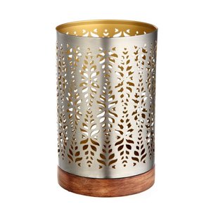 Iron Round <b>Tea</b> Light Holder With Decorative Modern Design Ideal for Home Decor Events and Stylish <b>Lighting</b> Accessories - Product Image 2