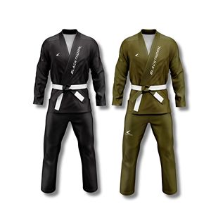 Uniforme de Jiu Jitsu Brasileño BJJ Personalizado, Tejido de Perlas, Goma Resistente, para Entrenamiento de Taekwondo - Product Image 3