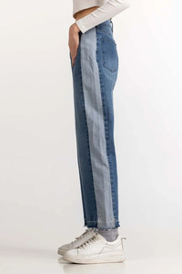Jeans Ajustados Azules Básicos para Mujer, Transpirables, Estilo Casual Urbano, Estilo Boyfriend, Pantalones Vaqueros para Mujer, Precio al por Mayor - Product Image 5
