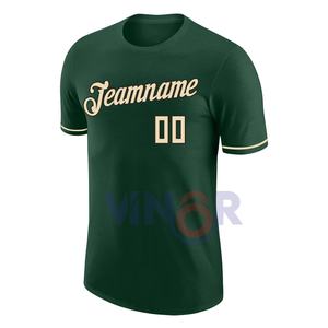 Conjuntos de Uniformes de Béisbol para Hombre Adulto, Cuello en V, Impresión por Transferencia de Calor, Combinación de Colores, 100% Poliéster, Transpirable, Secado Rápido - Product Image 2