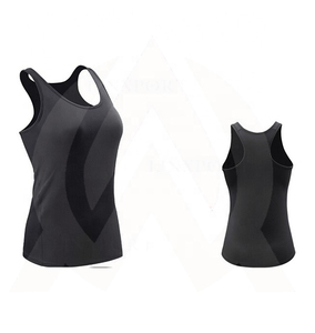 Chenille broderie femmes noir blanc muscle débardeurs fitness musculation pour femmes personnalisé fitness débardeur femmes - Product Image 3