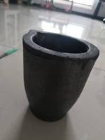 Creuset en graphite d'argile de résistance à hautes températures ZW-RA/creuset en graphite de carbure de silicium pour four à induction