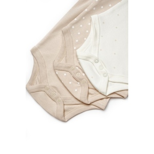 Confezione da 3 100% in cotone biologico a maniche lunghe serie di pagliaccetti per neonati e neonati - Product Image 3
