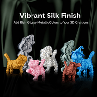 Filament d'imprimante 3D ERYONE Silk PLA 1,75 mm 1 kg, finition soyeuse brillante pour imprimantes 3D FDM