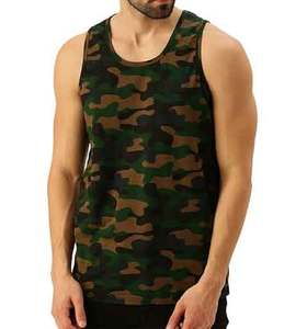 Custom Tank Topคุณภาพสูงกล้ามเนื้อพอดีผ้าฝ้าย 100% เสื้อกล้ามผู้ชายออกกําลังกายStreetwearเสื้อยืดแขนกุดสําหรับชาย - Product Image 6