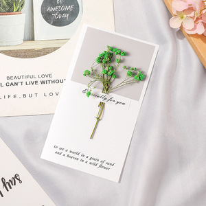 Nuovi Stili <span class=keywords><strong>di</strong></span> Biglietti d'<span class=keywords><strong>Auguri</strong></span> con <span class=keywords><strong>Fiori</strong></span> Secchi Mini Bouquet per Feste e Matrimoni - Product Image 5