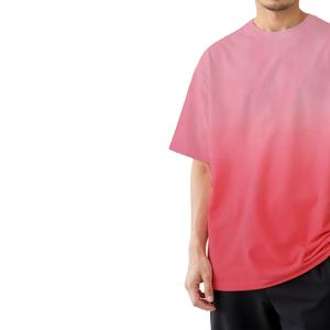 Camiseta de manga corta oversize de hip hop de alta calidad con hombros caídos, efecto desgastado por el sol, personalizada, de gran gramaje, ¡gran oferta! - Product Image 3