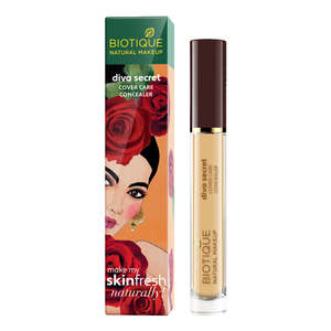 Corrector Biotique Natural Diva Secret Cover Care, Color Marfil Helado, 3.5ml - Crema Contorno Líquida Mate con Efecto Blanqueador - Product Image 3
