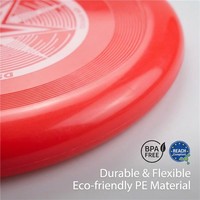 Disque volant personnalisé avec logo imprimé, frisbee coloré pour les sports de plage d'été et les jeux de camping en plein air, entraînement