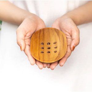 Porte-savon en bois marron fait à la main Qualité supérieure Design élégant Parfait pour les accessoires de salle de bain Distributeur de savon en gros - Product Image 5