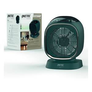 Calentador de Aire Imetec 2100W SILENT POWER Pure, Color Verde Azulado 4031, con Tecnología Silenciosa - Product Image 2