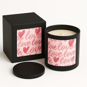 Bougies parfumées personnalisées en cire de soja pour la Saint-Valentin, pot de 7oz, design romantique, décoration de fête de mariage, cadeau de Noël Diwali luxueux - Product Image 3