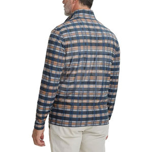 เสื้อแจ็คเก็ตซับลิเมชั่นแบบซิปครึ่งตัวสำหรับผู้ชาย ระบายความชื้น เสื้อแจ็คเก็ตซับลิเมชั่นแบบซิปครึ่งตัวทรงทันสมัย - Product Image 5