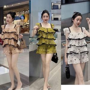 Ensemble Court pour Femme Usine Naturel Lavable Emballage Personnalisé Vietnam Fabricant Ensemble Long pour Fille 2 Pièces donc - Product Image 1