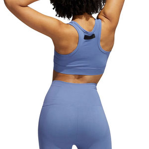 Nouveauté Meilleur prix Soutien-gorge de sport sur mesure grande taille à maintien élevé sans couture avec logo frontal Vêtements de yoga et de gym pour femmes en vente - Product Image 3