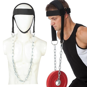 Heavy <b>leather</b> head support suspension <b>harness</b>. - Product Image 1