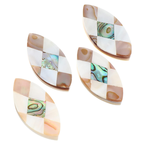 Lot de 10 porte-baguettes ovales de luxe incrustation de nacre d'ormeau faite à la main au Vietnam pour les repas de luxe, les sushis et les restaurants - Product Image 4