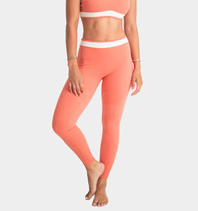 Leggings de sport taille haute personnalisés, leggings de yoga fitness pour femmes, pantalons de levage des fesses en spandex polaire 100% coton - Product Image 1