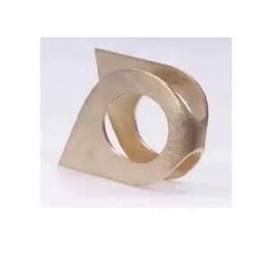 งานประติมากรรมโลหะชุบเงินบนฐานหินอ่อนแกะสลักด้วยมือสไตล์โมเดิร์นสุดหรู สำหรับตกแต่งโต๊ะทำงานในโรงแรม สำนักงาน หรือใช้เป็นของตกแต่งบนโต๊ะสำหรับการเดินทาง - Product Image 4