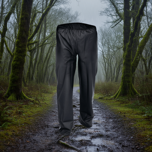 Pantalones Impermeables Elásticos de PU Talla S Negros ASATEX Equipo de Seguridad y Supervivencia - Product Image 3