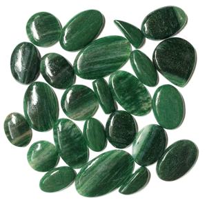 High Quality AAA Grade Aventurine 20mm Pear Square <b>Triangle</b> Cabochon Natural Green Semi-Precious Stone Loose Gemstone IGI - Product Image 6