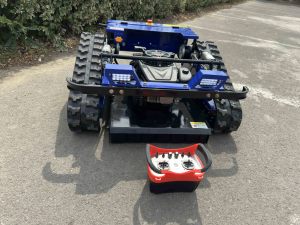 Ce EPA phê duyệt tất cả các địa hình Máy cắt cỏ nông nghiệp cao su theo dõi điều khiển từ xa Robot Máy cắt cỏ - Product Image 5