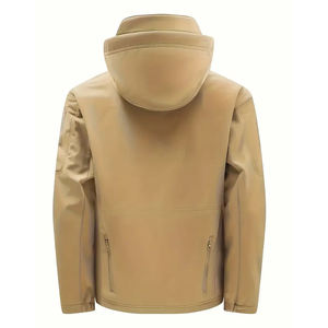 Vêtements de plein air Veste Softshell pour hommes Imperméable Coupe-vent Respirant Tactique Multi-Pocket Zipper Print - Product Image 2