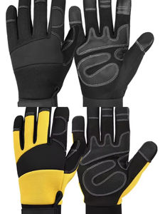 Guantes de nailon resistentes antideslizantes con logotipo personalizado guantes de seguridad de trabajo recubiertos de PU de látex mecánico industrial al por mayor - Product Image 6