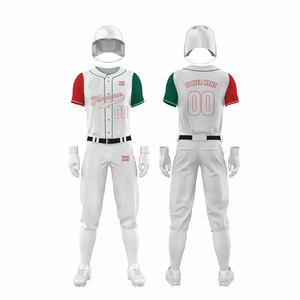 Contraste de couleur Meilleure vente Uniforme de baseball Fabrication professionnelle Vêtements pour jeunes Uniforme de baseball Kit complet - Product Image 1