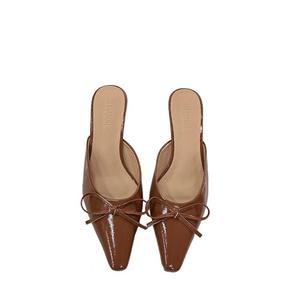 Nouvelles chaussures Mary Jane de style français printemps-été, ballerines rétro britanniques à semelle épaisse en cuir, chaussures à talons hauts élégantes et cool - Product Image 4