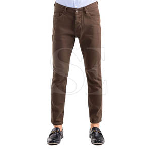 Nuevo estilo Uso al aire libre Streetwear Hombres Jeans Pantalones Mejor calidad Color sólido Jeans Pantalones para hombres - Product Image 1