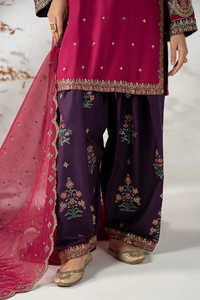 Robe de soirée Anarkali Lehenga Choli maxi brodée lourde de style pakistanais pour femmes, tenue de cérémonie de mariage élégante - Product Image 5