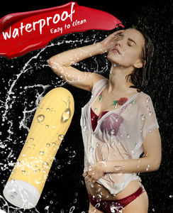 Vibrateur miniature en silicone à 10 vitesses pour femmes, jouet sexuel jaune et noir, recharge magnétique, mini-vibrateur à balle pour femme - Product Image 4