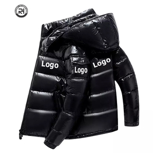 Chaqueta de Invierno para Hombre 2024, Chaqueta Acolchada con Cuello Alto y Logotipo Frontal, Cálida, Transpirable, de Secado Rápido, OEM al por Mayor - Product Image 1