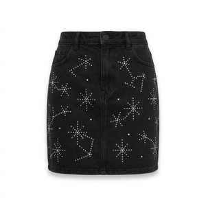 Vente en gros de jupes en jean pour femmes, denim extensible, taille haute, production OEM pour les détaillants de vêtements aux États-Unis - Product Image 4